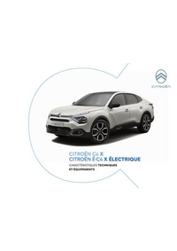 Prospectus Citroen SAINTE GENEVIEVE SUR ARGENCE : C4 X - Versions et caractéristiques