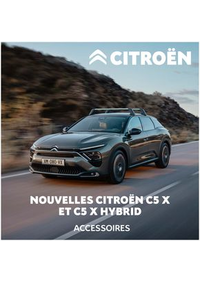 Prospectus Citroen : Citroën C5 X HYBRIDE RECHARGEABLE Brochure Accessoires