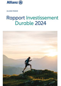 Prospectus Agence Allianz MONTREAL DU GERS : Rapport Investissement Durable 2024