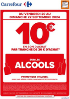 10€ EN BON D’ACHAT POUR 30€ D’ACHAT SUR LES ALCOOLS - Carrefour Drive
