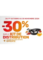 Promos et remises  : -30% sur le kit de distribution