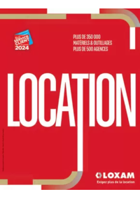 Prospectus Loxam MONTLUÇON : Catalogue de location