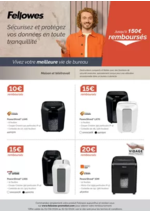 Promos et remises  : Jusqu'à 150€ remboursés avec Fellowes