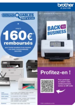 Promos et remises  : Jusqu'à 160€ remboursés avec Brother