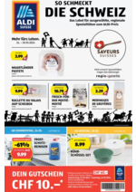 Promos et remises  : Blätter online im ALDI SUISSE Flugblatt