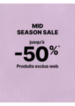 Promos et remises  : MID SEASON SALE Jusqu'à -50%