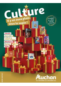 Prospectus Auchan TONNERRE : Culture : il y aura plein de surprises sous le sapin