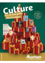 Prospectus Auchan : Culture : il y aura plein de surprises sous le sapin