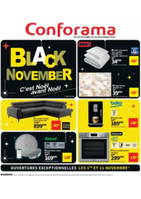 Prospectus Conforama MANOSQUE : Black November