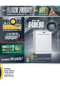 Prospectus Proxi Confort AUZANCES : Tabloïd Proxiconfort Black Friday / Noël BP 2024