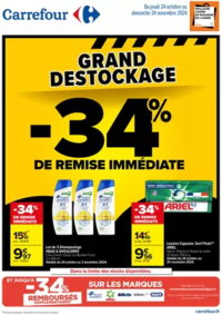 Prospectus Carrefour Express Sainte-Gauburge : GRAND DESTOCKAGE