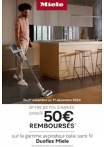 Prospectus Copra : MIELE vous rembourse jusqu'à 50 €