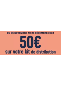 Prospectus Top Garage GARAGE DE L'ILE : 50€ OFFERTS SUR VOTRE KIT DE DISTRIBUTION !