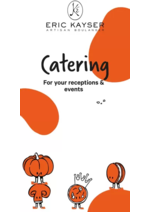 Prospectus Eric Kayser : Catering Menu