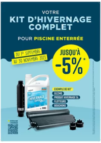 Prospectus Cash Piscine Aureilhan : Votre kit d'hivernage complet