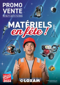 Prospectus Loxam MANOSQUE : Materiels en fete