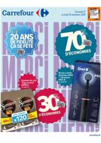 Prospectus Carrefour NEVERS - MARZY : 20 ANS DE FIDÉLITÉ ÇA SE FÊTE