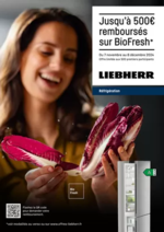 Promos et remises  : LIEBHERR vous rembourse jusqu'à 500€