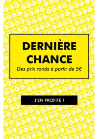 Prospectus Gemo ROMILLY SUR SEINE : DERNIèRE CHANCE Des prix ronds à partir de 5€