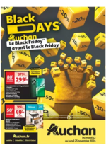 Prospectus Auchan : Les Blacks Days c'est parti !