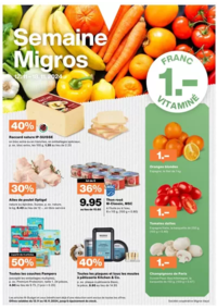 Prospectus Migros Vallorbe : Top-Deals für alli Chunde