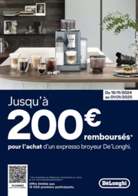 Prospectus Copra CHATEAUMEILLANT : DELONGHI VOUS REMBOURSE JUSQU'A 200€