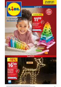 Prospectus Lidl LE BLANC : Pour les petits comme les grands, une sélection d'articles pour des fêtes magiques !