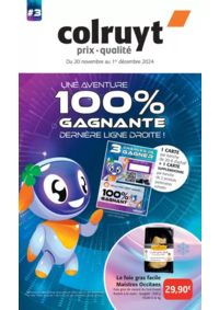 Prospectus Colruyt COUSANCE : Une aventure 100% gagnante