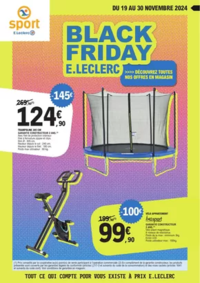 Prospectus Sport et Loisirs E.Leclerc Apt : BLACK FRIDAY