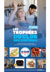 Prospectus Aldi Amendeuix-Oneix : Les trophées du club des goûteurs