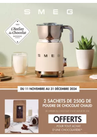 Prospectus MDA LONS LE SAUNIER : 2 sachets de 250G de poudre de chocolat chaud