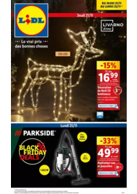 Prospectus Lidl VALDAHON : Plongez dans l'esprit des fêtes de fin d'année avec notre collection de vêtements de Noël