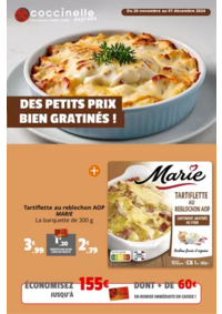 Prospectus Coccinelle Express LES HAUTES RIVIERES : DES PETITS PRIX BIEN GRATINÉS !