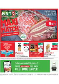 Prospectus Supermarchés Match Maubeuge : 2 ACHETÉS = LE 3ÈME OFFERT