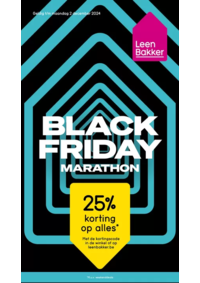 Prospectus Leen Bakker BRUGGE VEEMARKT : Black Friday Marathon