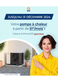 Prospectus aubade TOULOUSE C.C. Labège ZAC Grand Borde : Votre PAC à partir de 51 € par mois ! Grâce à la Prime EDF pour tous