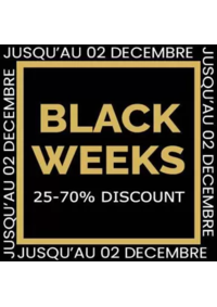 Prospectus bois & chiffons LIMOGES : Black Weeks