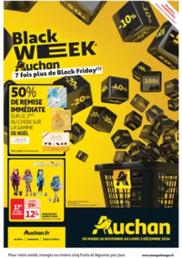 Prospectus Auchan SARCELLES Division Leclerc : Le Black Week Auchan, c'est maintenant !