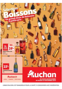 Prospectus Auchan LONGUENESSE : Le guide des boissons de Noël