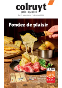 Prospectus Colruyt FAYL-BILLOT : Fondez de plaisir