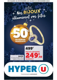 Prospectus Hyper U HANCHES : Bijoux de Noël