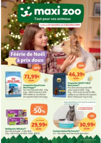 Prospectus Maxi zoo St Quentin - Fayet : Féérie de Noël à prix doux