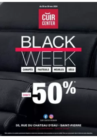 Prospectus Cuir Center Périgueux - Trelissac : BLACK WEEK