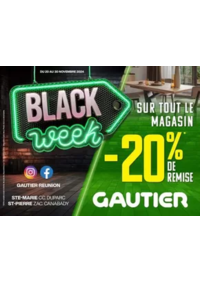 Prospectus GAUTIER ANNECY : Black Week