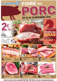 Prospectus E.Leclerc IBOS : FOIRE PORC GRAS