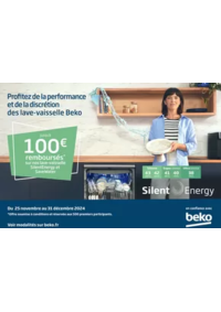 Prospectus Copra L ISLE SUR LE DOUBS : Beko vous rembourse jusqu'à 100€