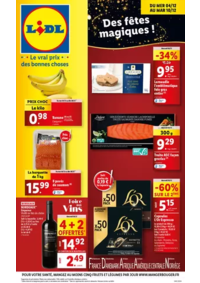 Prospectus Lidl : Préparez les fêtes et profitez d'offres spéciales pour la foire aux vins chez Lidl!