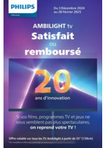 Promos et remises  : PHILIPS TV AMBILIGHT