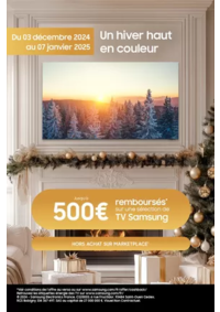 Prospectus Boulanger Beynost : OFFRE SAMSUNG jusqu'à 500€ REMBOURSÉS