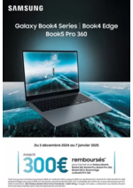 Promos et remises  : Samsung rembourse jusqu'à 300€ pour l'achat d'un Galaxy Book éligible